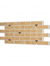Термопанель фасадная рядовая Good House с керамической плиткой Loft Brick Salt Т112-02 (ППС, 1025×455 мм, 0,47 м²)