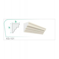 Карниз KS-101 (300x240x40x2000mm)