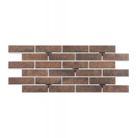 Термопанель Good House с керамической плиткой Березакерамика HOT - BROWN Т111-49 ППС, 1025х455мм 0,47м2