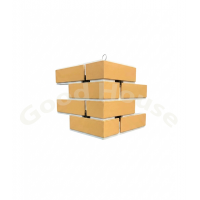 Большой угловой элемент термопанелей Good House с керамической плиткой СОКОЛ РОССИЯ SP-11 УБ170-08 ППС, 300х450х400мм