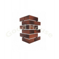 Большой угловой элемент термопанелей Good House с керамической плиткой Березакерамика ARTA УБ111-61 ППС, 243х365х456мм