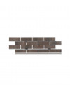 Термопанель Good House с керамической плиткой Березакерамика BRICK STONE Коричневый Т111-67 ППС, 1052х356мм 0,37м2